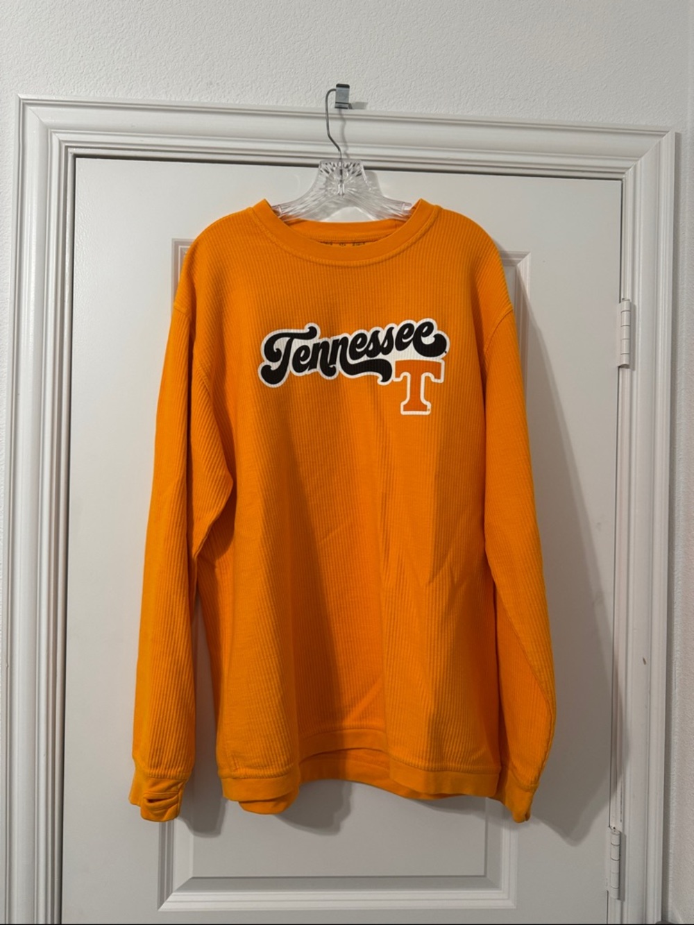 Tennessee Script Orange Crewneck Sweatshirt